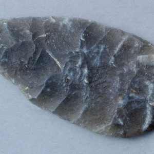 0010. Sílex. Hoja de laurel. Sur de Francia. Solutrense, hace unos 18000 años. Inv. 00149