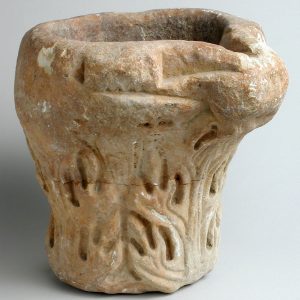 0670. Capitel hispano-visigodo (Zaragoza). Siglo VII (Zaragoza)