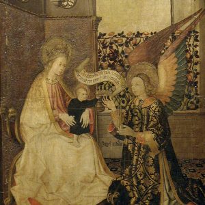 0850. Ángel custodio ante la Virgen y el Niño, segunda mitad siglo XV