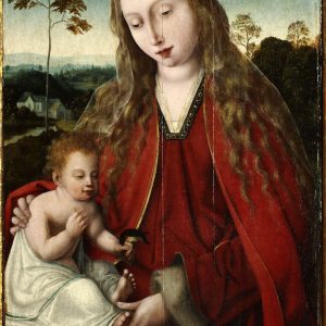 Virgen con el Niño. Convento de San Lamberto. Zaragoza. Maestro de la Magdalena Mansi. Renacimiento. Primer tercio del siglo XVI. Inv. 9205.