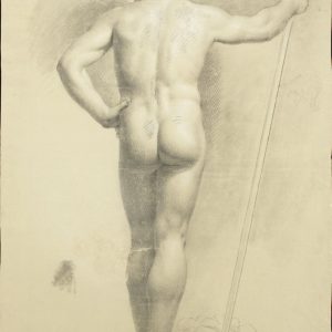 Academia. Lápiz y clarión sobre papel. Buenaventura Salesa. Hacia 1790-95. Inv. 10612.