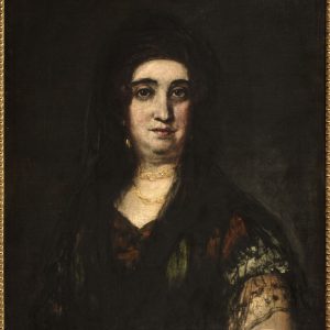 Dama con mantilla. Óleo sobre lienzo. Francisco de Goya y Lucientes. Hacia 1824-1825. Inv. 51118.
