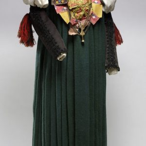 1660. Traje femenino de fiesta del Valle de Ansó, 1865