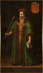 Alfonso II El Casto, rey de Aragón. Óleo sobre lienzo. Rafael Pertús. Primera mitad del siglo XVII. Inv. 10168.
