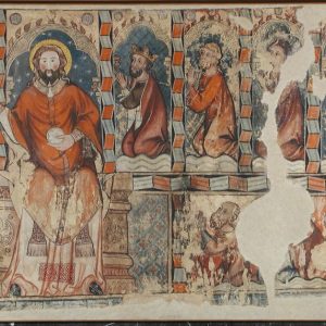 La Comunión de los Reyes de Aragón. Temple sobre muro. Maestro de San Miguel de Daroca. Gótico. Siglo XIV. Iglesia de San Miguel de Daroca. Inv. 09187.