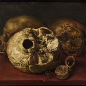 Vánitas. Óleo sobre lienzo. Antonio de Pereda. Barroco. Hacia 1660. Inv. 10644.