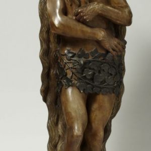 San Onofre. Albastro policromado. Damian Forment. Renacimiento. Hacia 1520. Inv. 9189.