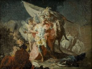 Anibal cruzando los Alpes. Óleo sobre lienzo. Francisco de Goya y Lucientes. 1771. Inv. 51356.