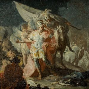 Anibal cruzando los Alpes. Óleo sobre lienzo. Francisco de Goya y Lucientes. 1771. Inv. 51356.
