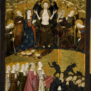 Juicio Final. Retablo de la Resurrección. Temple sobre tabla. Jaime Serra. Gótico. Hacia 1361-62. Monasterio del Santo Sepulcro. Zaragoza. Inv. 1000.