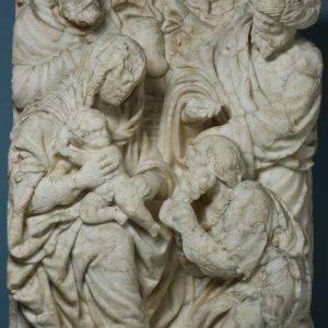 Adoración de los Reyes Magos. Alabastro. Damián Forment. Renacimento. Hacia 1517-1519. Inv. 0920