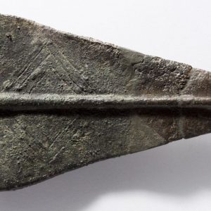 Broche de cinturón. Bronce. Edad del Hierro. 650-550 a.E. El Corral de Mola (Uncastillo, Zaragoza). Inv.50006.