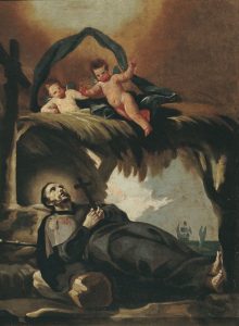 Muerte de San Francisco Javier. Óleo sobre lienzo. Francisco de Goya y Lucientes. Hacia 1771-1774. Inv. 9261.