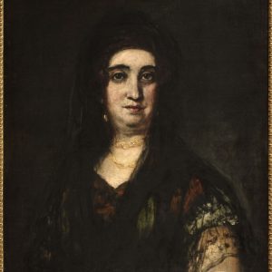 Dama con mantilla. Óleo sobre lienzo. Francisco de Goya y Lucientes. Hacia 1824-1825. Inv. 51118.