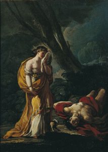 Venus y Adonis. Óleo sobre lienzo. Francisco de Goya y Lucientes. 1771. Inv. 51391.