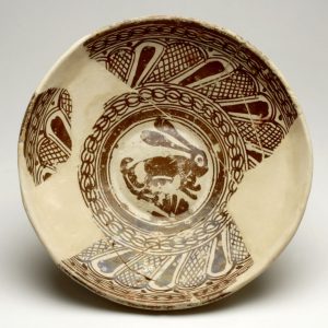 Plato dorado. Taller de Muel. S. XVI. Inv. 01307