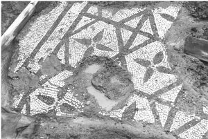 Detalle de la orla en la excavación de 1971