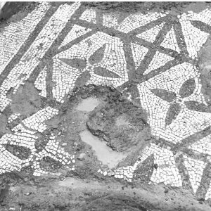 Detalle de la orla en la excavación de 1971