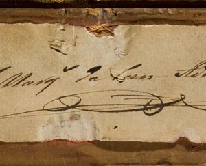 Firma autógrada del Marqués de San Adrián