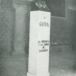 El busto día de la presentación. 1960