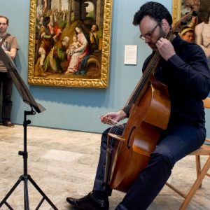 Un momento de la interpretación de Pedro Reula