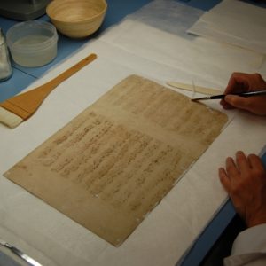 Detalle del tratamiento de restauración