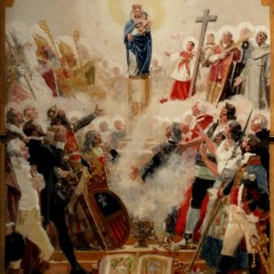 Apoteosis de la Virgen del Pilar por Unceta
