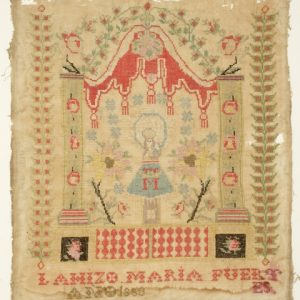 Paño bordado s.XIX