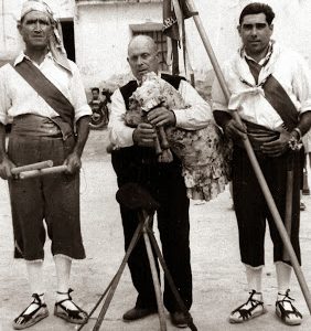 Vicente Capitan,gaitero y el Dance de Lanaja