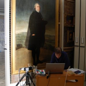 Con el retrato de Pignatelli