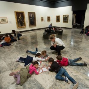 Pintando por los suelos (Fot. J. Garrido)