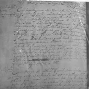 Anotación del bautismo de Francisco Goya