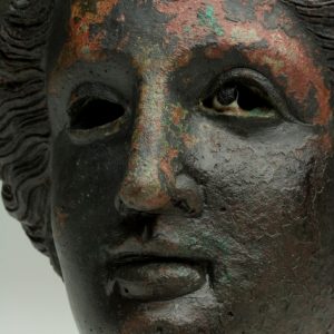 Rostro de la Dama de Fuentes (fot. J. Garrido)
