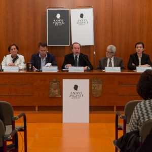 Un momento de la rueda de prensa (Fot. E. Santos)