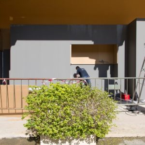 La estructura del patio (Fot. E. Santos)