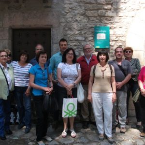 Alumnos de la Casa del Canal en la Sección de EtnologíaJPG