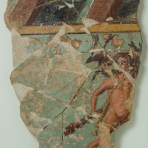 Hércules con la clava. Fresco de la Colonia Celsa, Velilla de Ebro (Fot. J. Garrido)