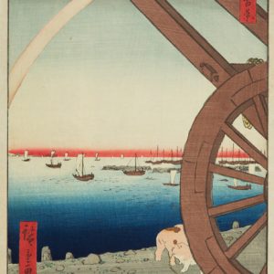 “Ushimachi, Takanawa”, estampa xilográfica Ukiyo-e, Utagawa Hiroshige, 1857). (Fot. J. Garrido)