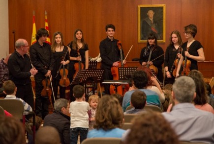 La orquestra Camerata Contrapunto en el Museo