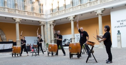 Los taiko sonaron con fuerza (Fot. J. Garrido)