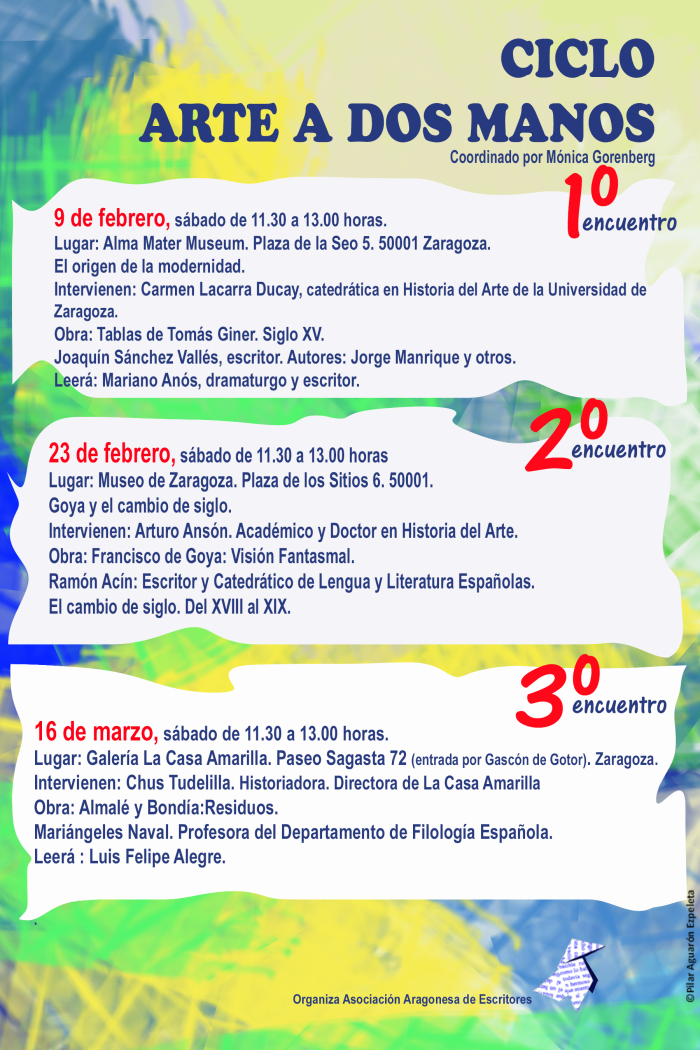Ciclo "Arte a dos manos" Ciclo "Arte a dos manos"