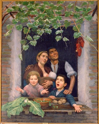 Día de lluvia, Baltasar González Ferrández, 1897. Foto: José Garrido. Museo de Zaragoza. Día de lluvia, Baltasar González Ferrández, 1897. Foto: José Garrido. Museo de Zaragoza.