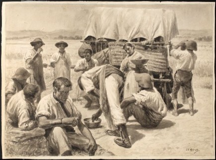 Segadores, Juan José Gárate, 1901. Foto: José Garrido. Museo de Zaragoza. Segadores, Juan José Gárate, 1901. Foto: José Garrido. Museo de Zaragoza.