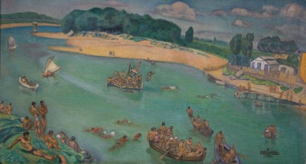 El Ebro, Fco. Marín Bagüés, 1934-1938. Foto: José Garrido. Museo de Zaragoza. El Ebro, Fco. Marín Bagüés, 1934-1938. Foto: José Garrido. Museo de Zaragoza.