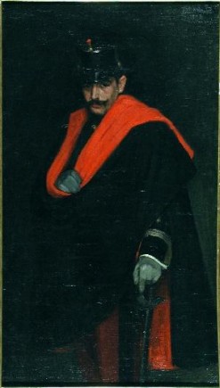 Retrato del capitán Ginés, Fco. Marín Bagüés, 1908. Foto: José Garrido. Museo de Zaragoza.