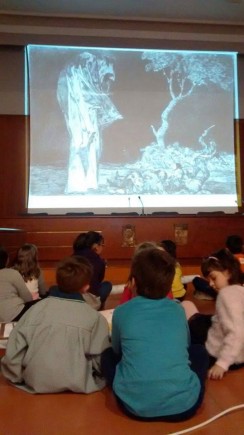 Taller infantil de las artes. Foto: Difusión Museo de Zaragoza.