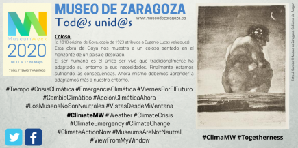 Museum Week ClimateMW Museo de Zaragoza. Fot: Difusión Museo de Zaragoza.