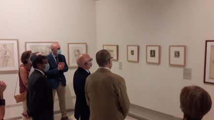 Presentación Guía del Museo de Huesca y obras de V. Carederera. Foto: Museo de Huesca.