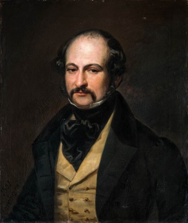 Retrato de Pascual Gayangos y Arce, Valentín Carderera, 1841. Foto: Javier Romeo. Museo de Zaragoza.