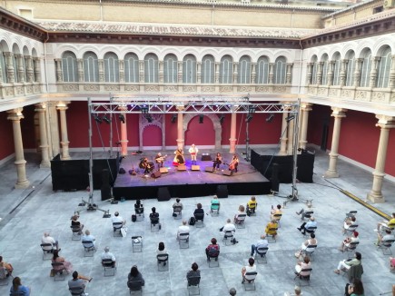 Música para noches de verano 2020. Jotas y variantes. Foto: Difusión Museo de Zaragoza.